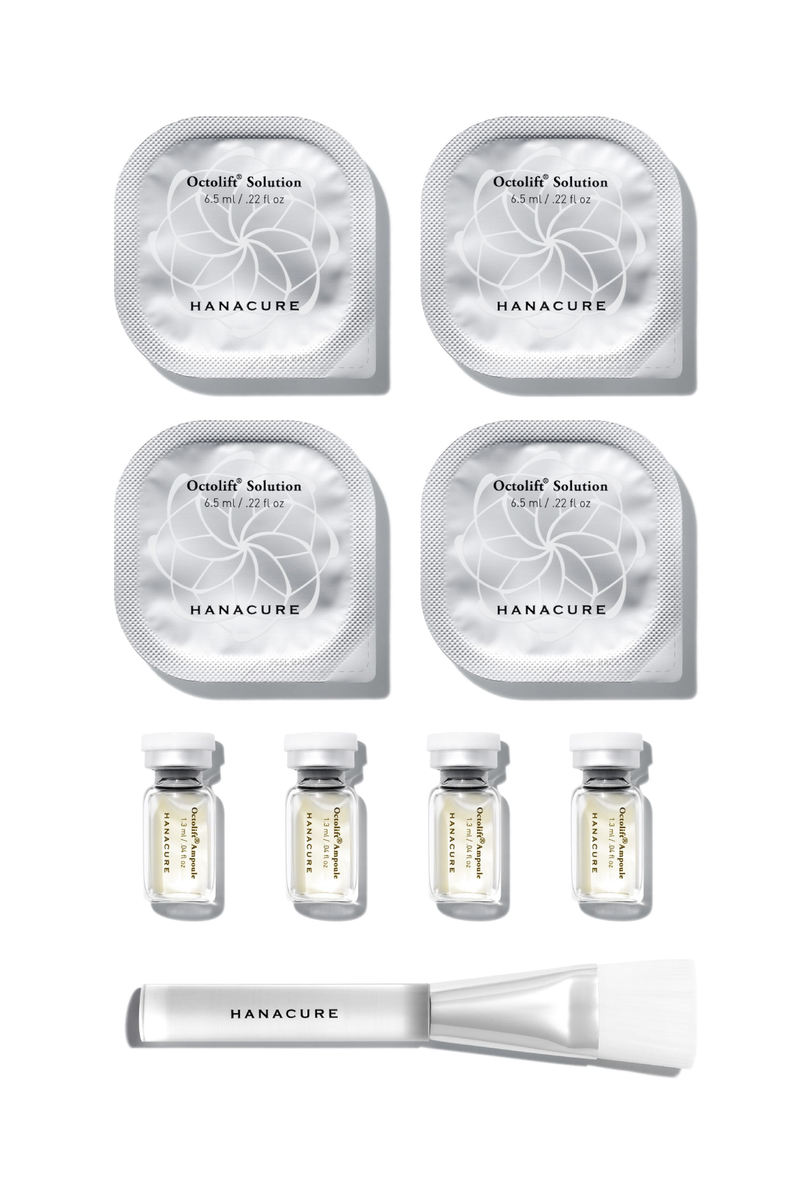 ４本セットNANO CLEAR All in One Emulsion The All-In-One Facial® Set (4 Facial Treatments + Brush + Minis