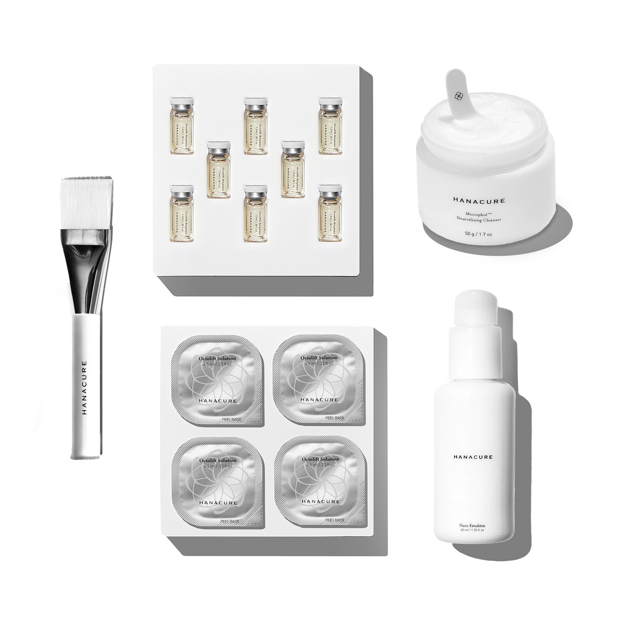 ４本セットNANO CLEAR All in One Emulsion The OctoLift® Regimen | Hanacure®